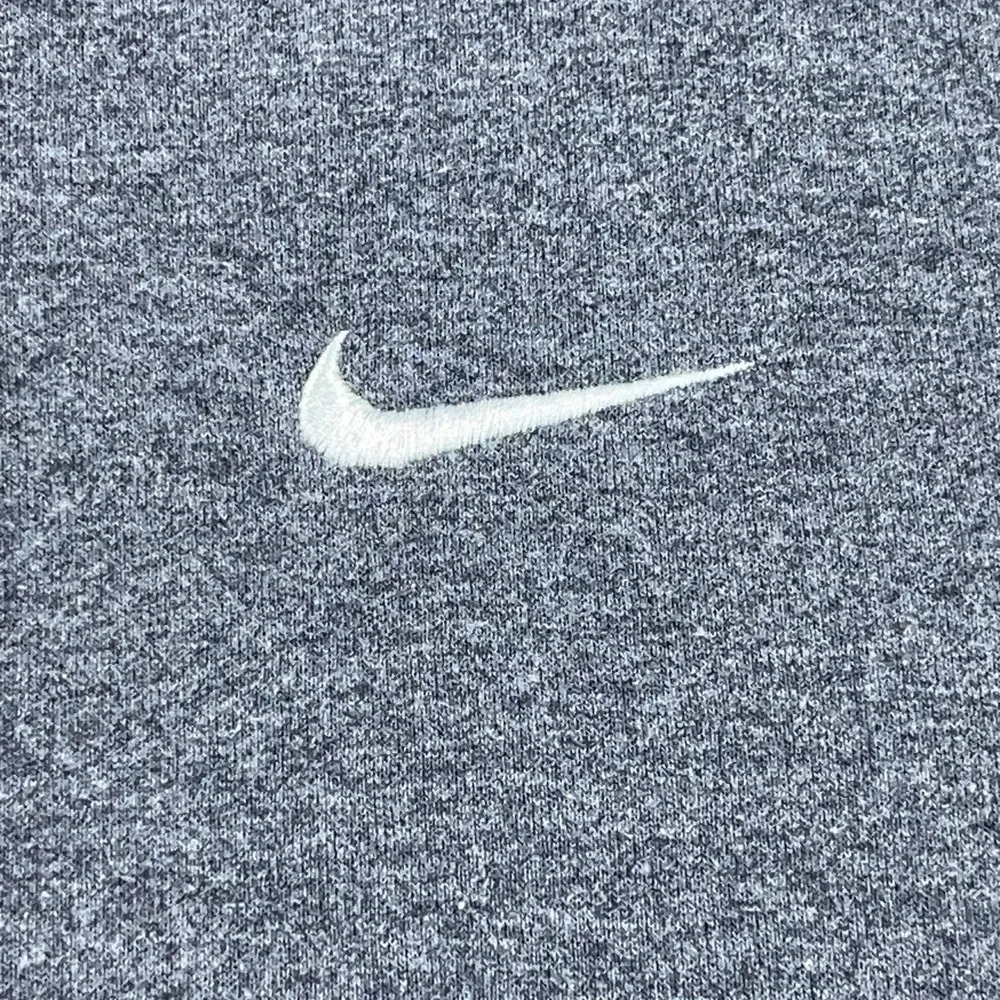 Nike Hoodie Men‎ XXL Gray Sweatshirt Sweater Mini Swoosh Heather Y2K Retro Adult